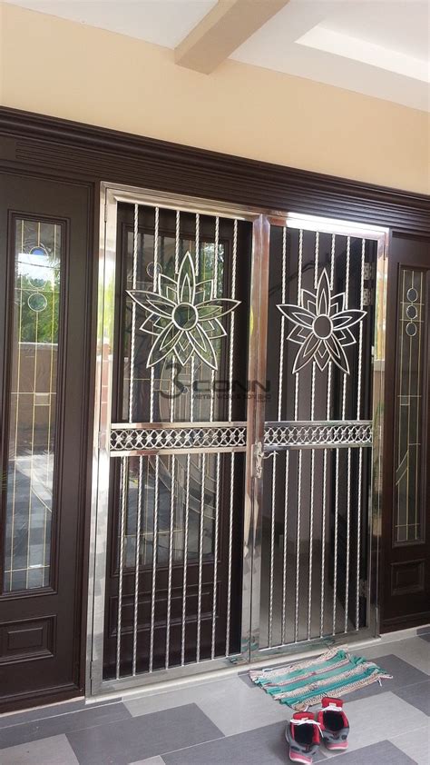 metal entrance grilles